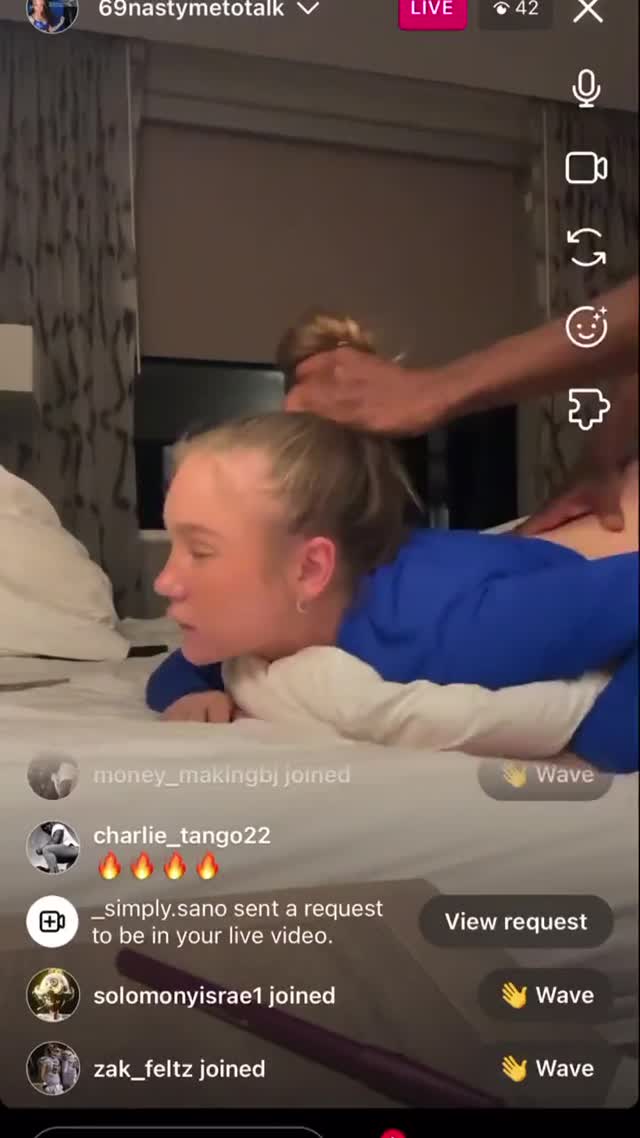 Thumbnail for  White slut cheats with BBC on IG live 