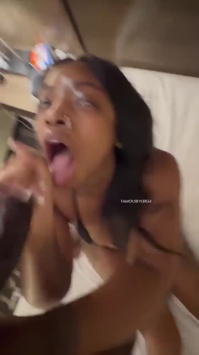 Thumbnail for  Ebony taking bbc facial sexy af 