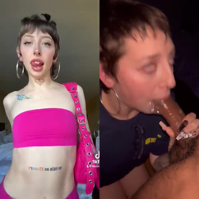 Thumbnail for  White feminist tiktok star is a bbc slut 